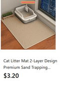 TuTuSol Cat Litter Mat – Trapping Scatter Control Mat for Litter Boxes - TuTuSol Pet Supplies n' More!