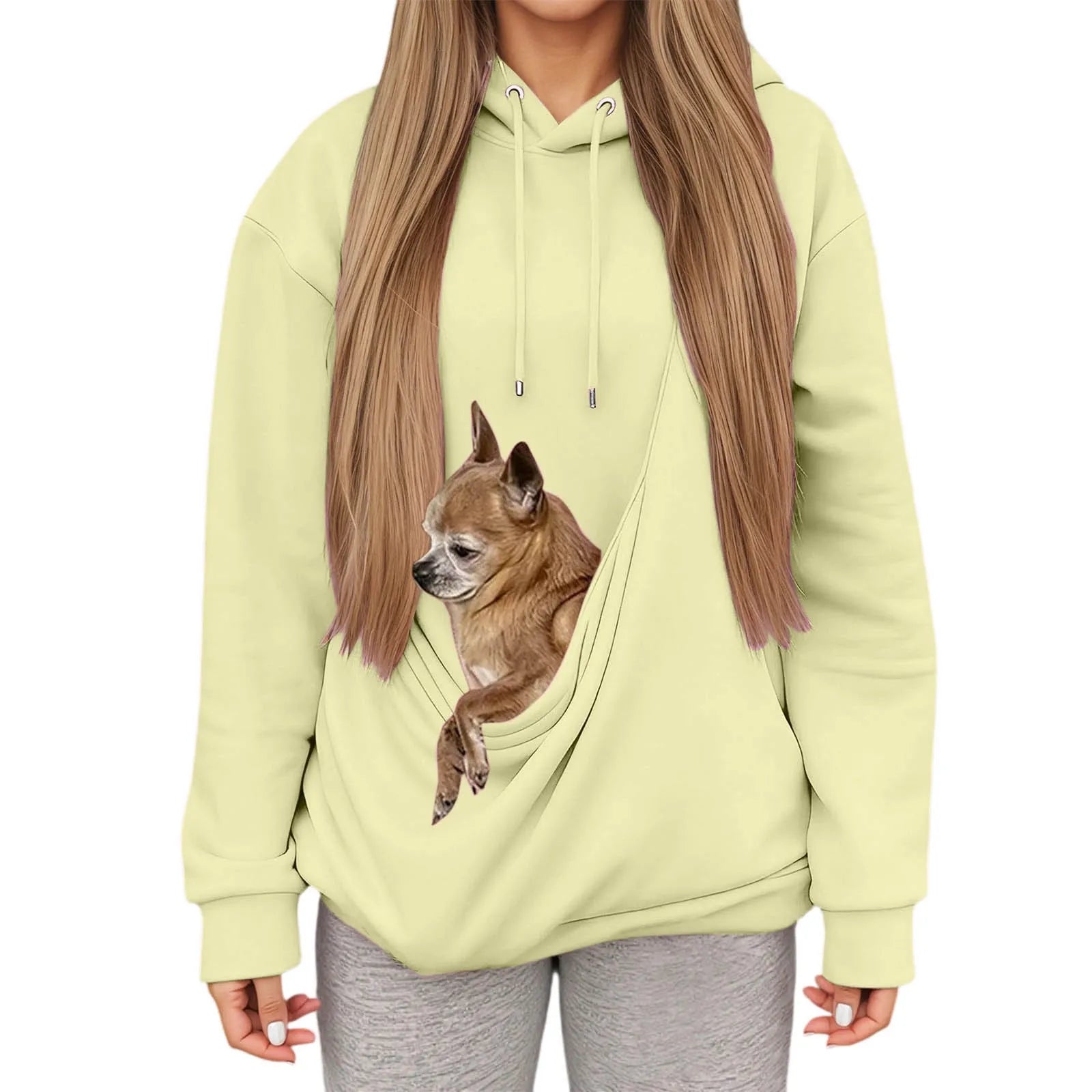 TuTuSol Pet Carrier Hoodie – Unisex Kangaroo Pouch Sweatshirt for Cats & Small Dogs - TuTuSol Pet Supplies n' More!