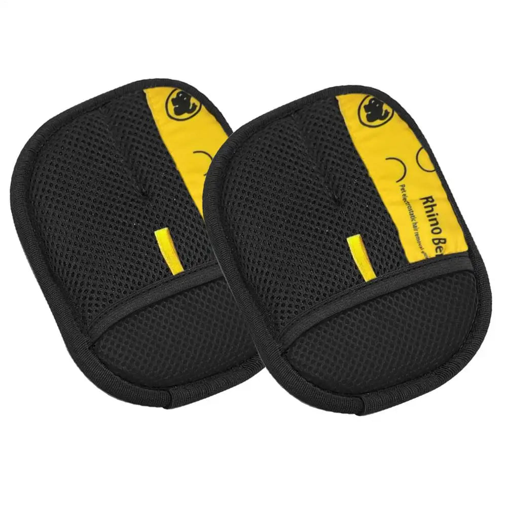 TuTuSol Electrostatic Cat Grooming Gloves – Double-Sided Pet Hair Remover Mitt (2-Pack)