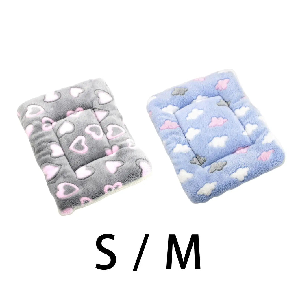 TuTuSol Warm Dog Bed Mat – Soft Plush Kennel Cushion Pad for Small Dogs, Cats & Kittens - TuTuSol Pet Supplies n' More!