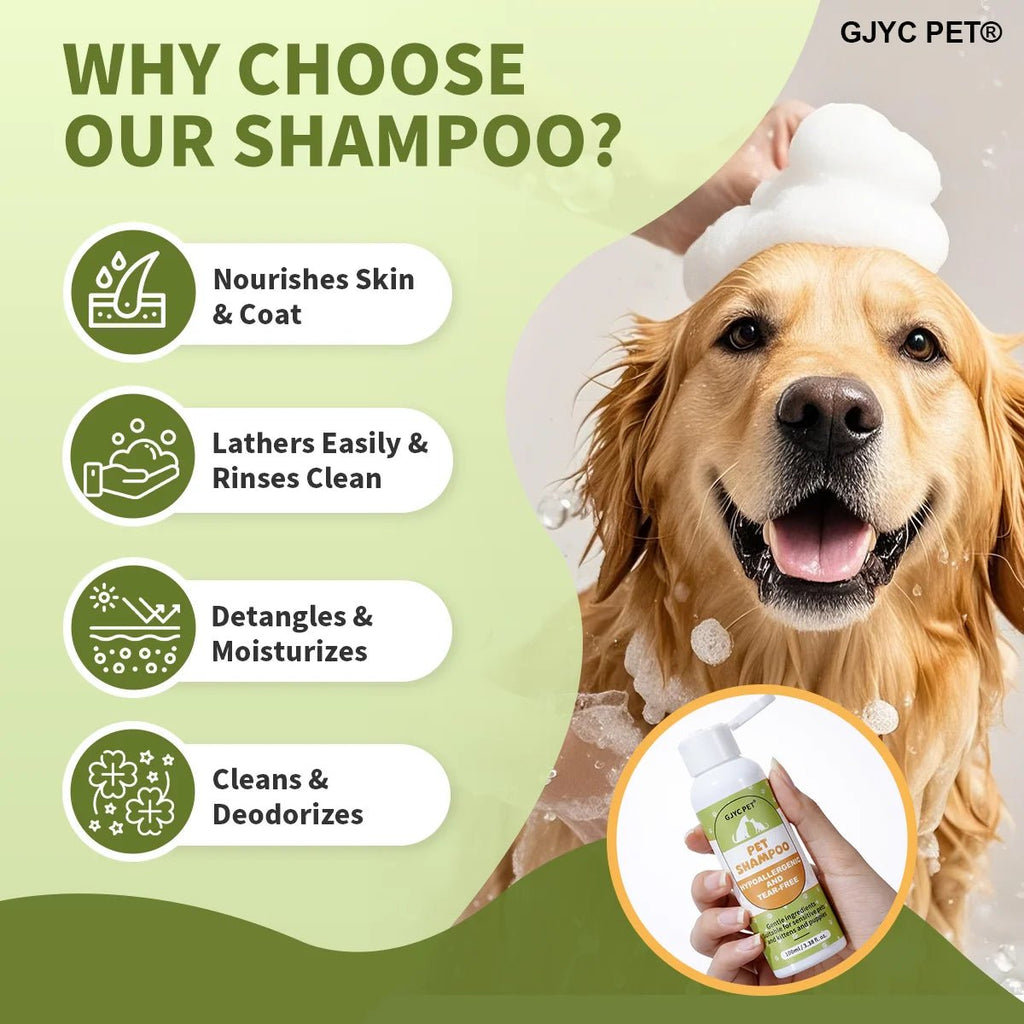TuTuSol Hypoallergenic Dog & Cat Shampoo – Oatmeal, Tear - Free & Deodorizing Formula - TuTuSol Pet Supplies n' More!