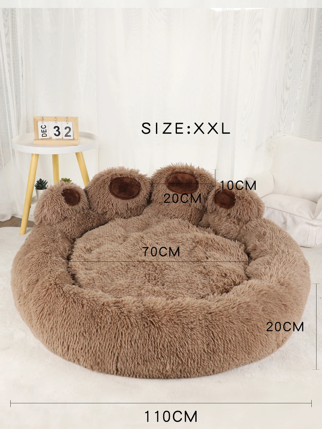 TuTuSol Dog Kennel Bed XXL – Extra Large Orthopedic Dog Crate Bed for Big Dogs - TuTuSol Pet Supplies n' More!
