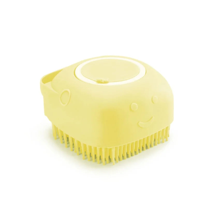 TuTuSol Silicone Dog Bath Massage Glove with Shampoo Dispenser – Gentle Grooming Brush for Dogs & Cats